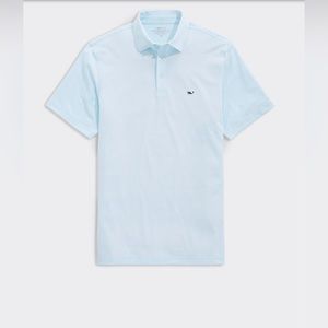 Vineyard vines Edgar town light blue stripe polo M size . New, no tag